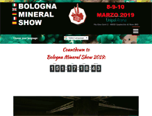 Tablet Screenshot of bolognamineralshow.com